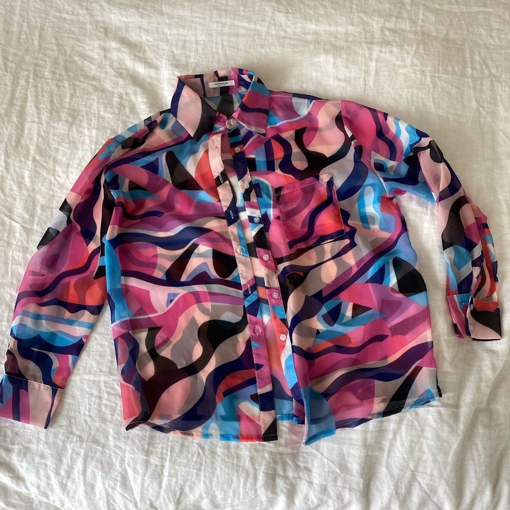 Sheer blouse